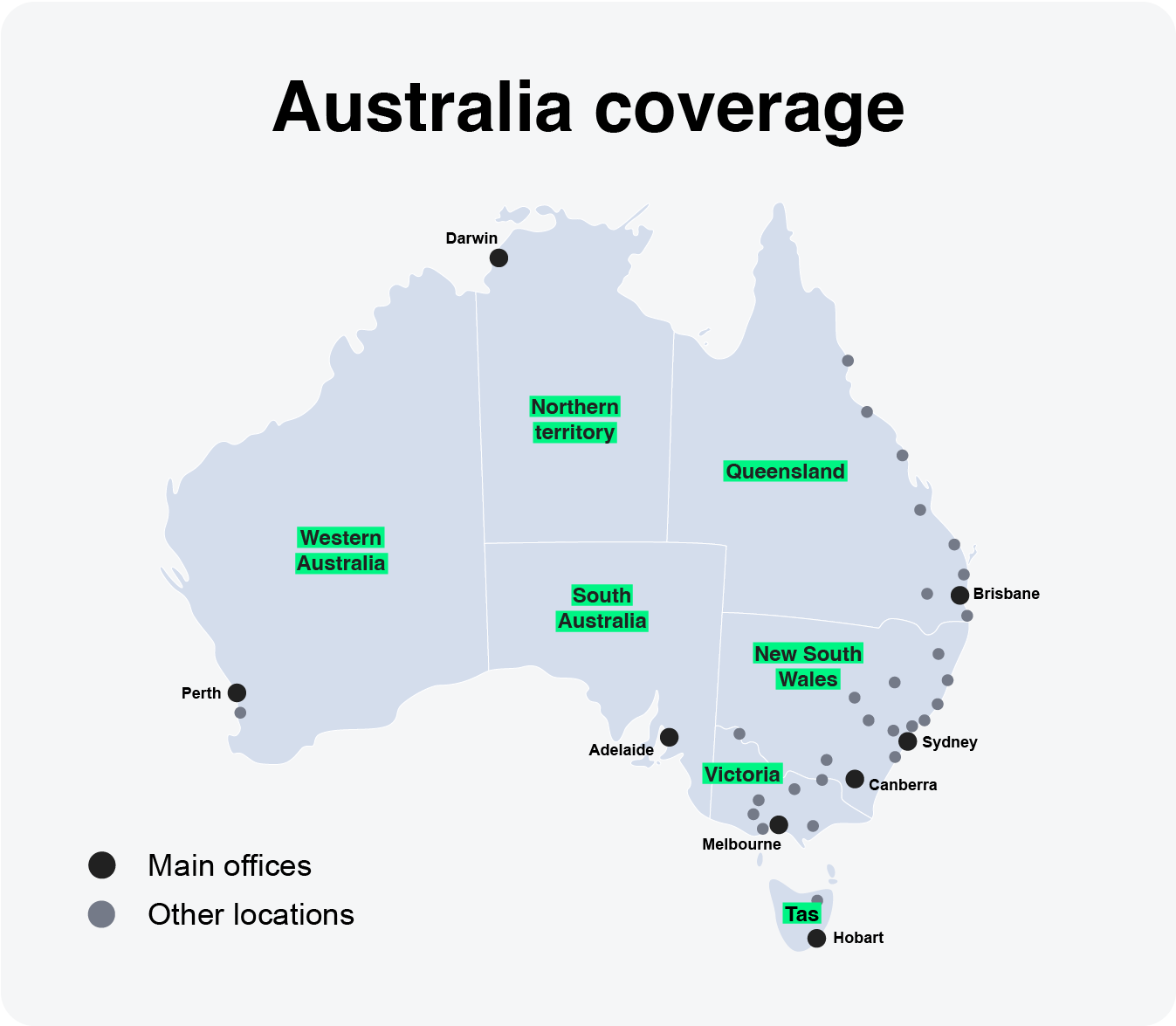 Australia map